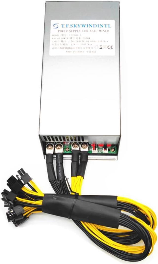 Alt view image 2 of 4 - 1U 2U 2400W Power Supply Mining Machine Power Supply MINER GPU POWER 2500W Bitcoin Miner PC Power Supply PSU For ETH Ethereum