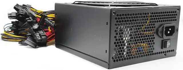 Main image of 2000W Switching ATX Power Supply For Pc Mining Antminer Bitcoin Miner PSU For Rx 570  RX470 RX580 8 GPU Miner Rig Mining