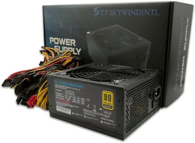 Main image of 2000W Power Supply ATX Mining Bitcoin PSU 95% Miner PC High Efficiency For Ethereum ETH S9 S7 L3 8GPU Cards