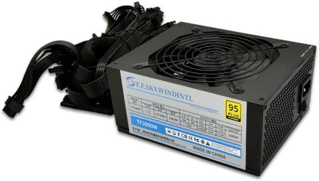 2000W ATX Modular Mining Power Supply PSU For 6 7 8 GPU Eth Rig