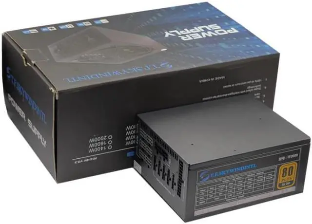 Main image of Full Moular 2000W PSU Power Supply For Computer 6 Video Card Mining Bitcoin Miner ATX PC 110V-220V ETH ETC ZEC ZCASH DGB XMR