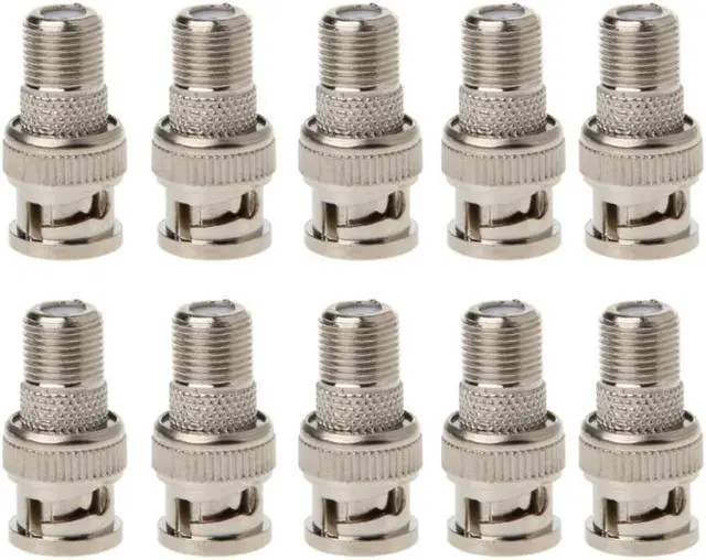 Main image of 5Pcs/Set BNC Male Plug To F Female Jack Coax Connector Adapter for CCTV Camera