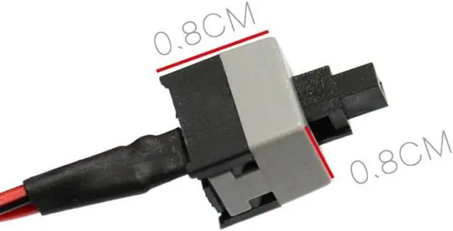 Alt view image 2 of 3 - 1pcs Reset Motherboard Cable Desktop Computer PC Case Power Button SW Switch Power Cord Cable Re-start Switch Cable for Mining