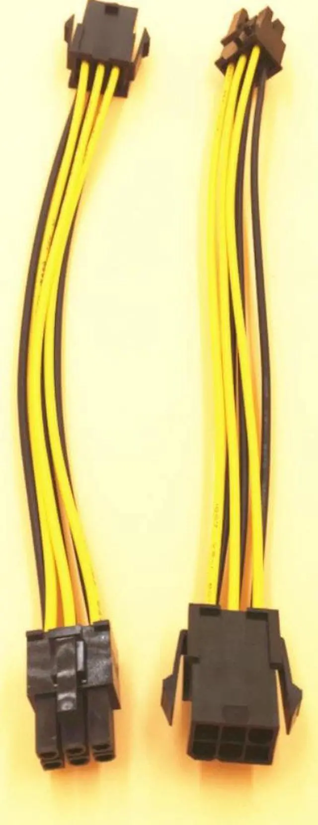 Alt view image 2 of 3 - PCIE 6Pin To 6Pin Power Supply Cable Graphics Card Power Extension Cable 6 Pin Connector Male To Female Power Adapter for Mining