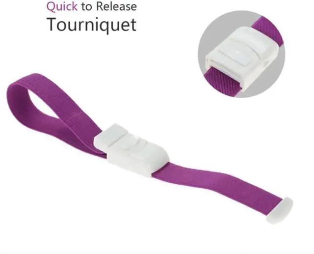 Alt view image 3 of 3 - Medical Paramedic Emergency Tourniquet Buckle Quick Slow Release First Aid Nurse Outdoor High-grade Materials Latex