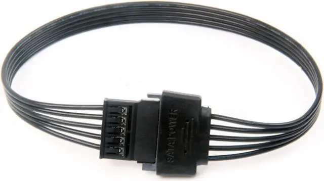 Main image of SATA 15Pin Male To Female Power Extension Cable HDD SSD Power Supply Cable SATA Power Cable For PC 30CM