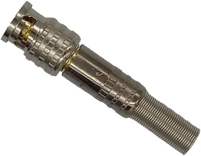 Alt view image 3 of 3 - 10pcs Gold BNC Male Video Plug Coupler Connector to Screw for RG59 Cable Adapter CCTV Camera System Accessories