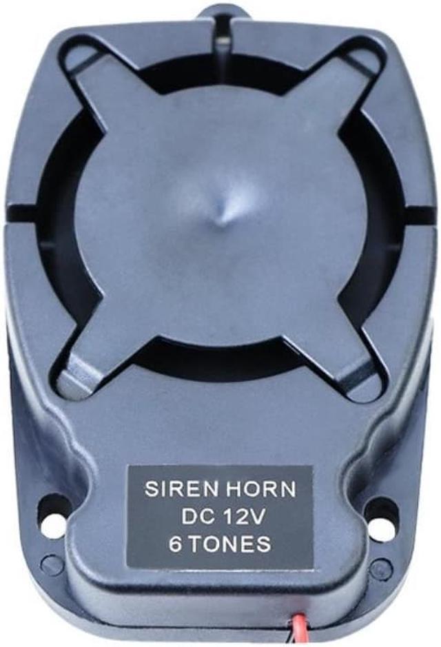 Alarm Horn Siren Buzzer 12v Six-tone 110 Points Small Size and Easy To  Install 