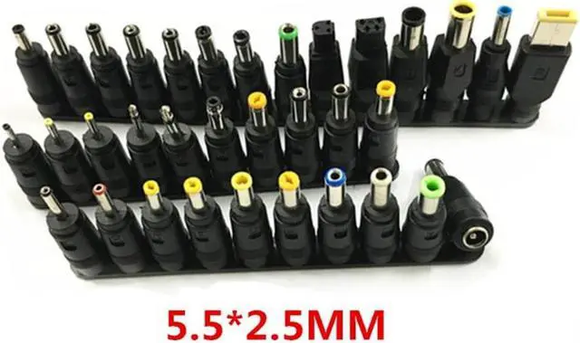 Main image of DC Power Adapter Kits Universal 5.5 mm x 2.1 mm DC AC Power Adapter Tips Connector For Lenovo Laptop Power Supply Plug Jack Sets