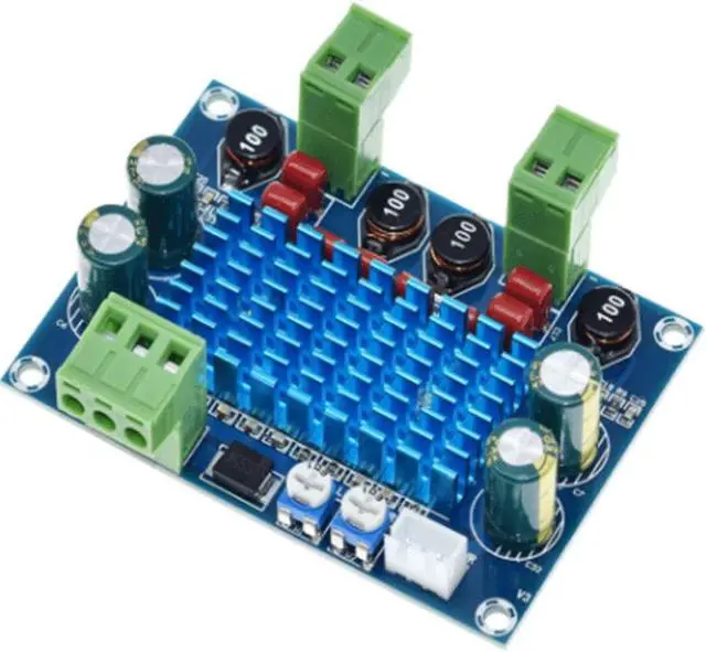 Main image of XH-M572 High-power Digital Power Amplifier Board TPA3116D2 Chassis Dedicated To Plug-in 5-28V Output 120W