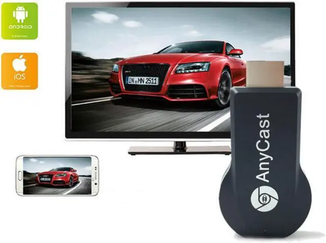 Alt view image 3 of 3 - M2 Plus TV Stick Wifi Display Receiver Anycast DLNA Miracast Airplay Mirror Screen HDMI-compatible Android IOS Mirascreen Dongle