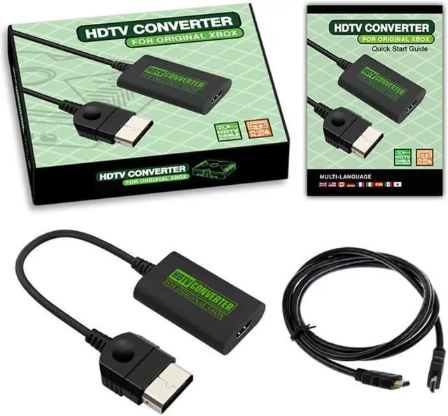 Main image of Retro Game Player HDMI-compatible Converter Digital Video Audio Adapter for XBOX 480P 720P 1080i for HDTV Projector Monitor