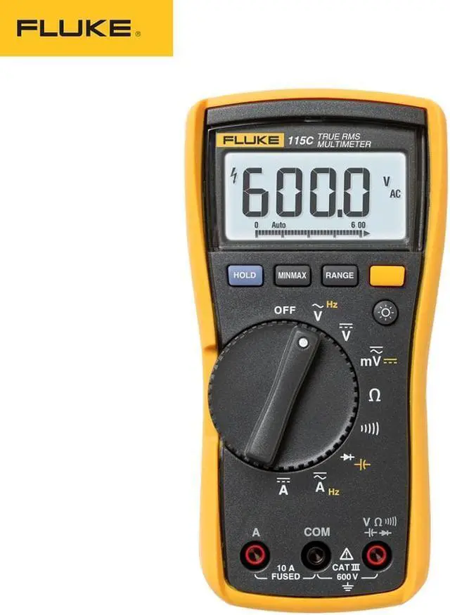 Main image of Fluke 115 115C True RMS Multimeter Tester Digital  Multimeter profession Portable Digital Tester