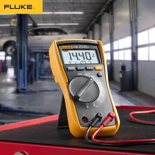 Alt view image 3 of 4 - Fluke 115 115C True RMS Multimeter Tester Digital  Multimeter profession Portable Digital Tester