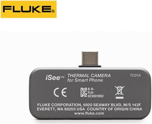 Alt view image 4 of 4 - Fluke TC01A Smartphone thermal imaging camera Floor heating tube temperature thermal imaging camera HD thermal camera