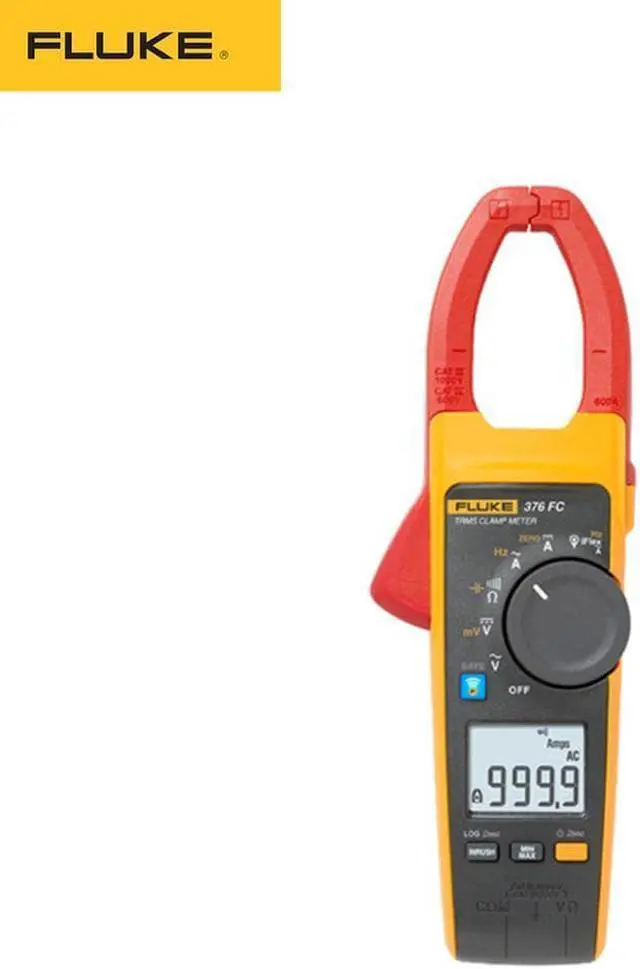 Alt view image 2 of 4 - Fluke 376 FC True RMS 1000A AC/DC Clamp Meter with iFlex 2500A AC with a NIST-Traceable Calibration Certificate Fluke 376-FC