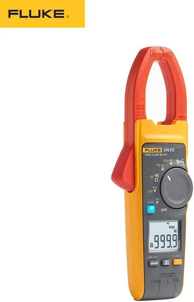 Alt view image 3 of 4 - Fluke 376 FC True RMS 1000A AC/DC Clamp Meter with iFlex 2500A AC with a NIST-Traceable Calibration Certificate Fluke 376-FC