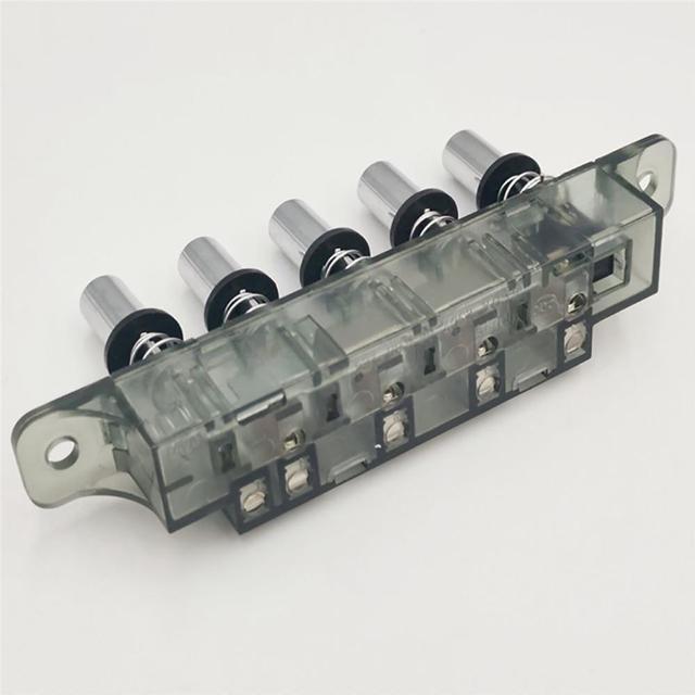 Alt view image 2 of 4 - Three-position Button Switch Power Switch Range Hood Switches for Kitchen Hood/Smoke Hood Repair Parts