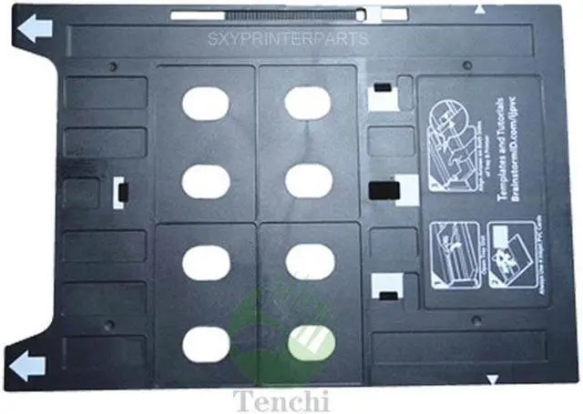 Main image of Plastic Inkjet PVC ID Card Printing Tray for Epson 1400 1410 1430 1430W 1500W R800 R1800 R1900 R2000 R2880 R3000 P400 P600