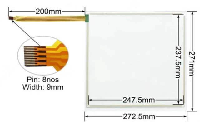 Main image of AMT98917 91-98917-000,Touch Panel Glass Protection Screen