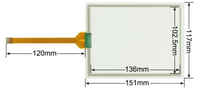 Main image of A05B-2256-C103#EMH,Touch Glass Panel