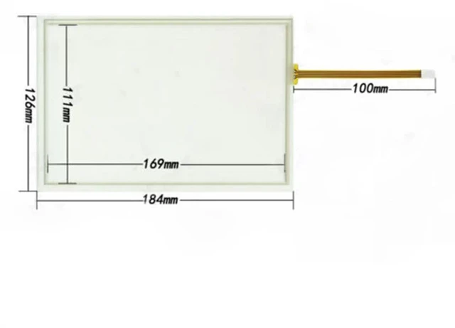 Main image of AMT10757 91-10757-00A 1071.0165A,Touch Glass Panel