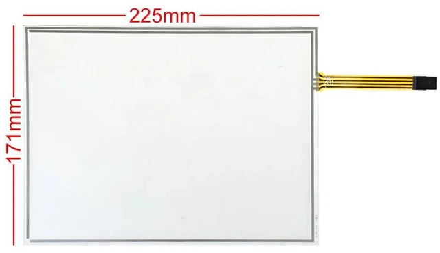 Main image of 10.4 Inch AMT9541 225*171mm,Resistive Touch Screen Glass Panel