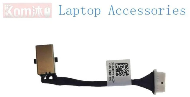 Main image of Five Pieces DC Power Jack Cable 450.0SF0A.0031 0R2W9 For Latitude 3440 3540