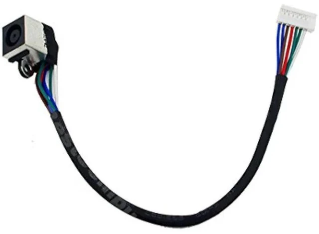 Main image of DC Power Jack with Cable Harness Replacement for XPS 15 L501X L502X P/N: DDGM6BPB00