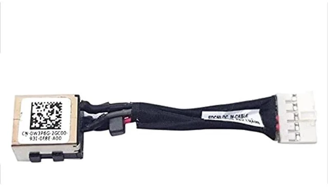 Main image of DC in Power Jack Cable for Latitude 5500 5501 5502 5505 5510 3540 3541 3542 3550 3551 DC301013900 DC301014200 0W3P6G