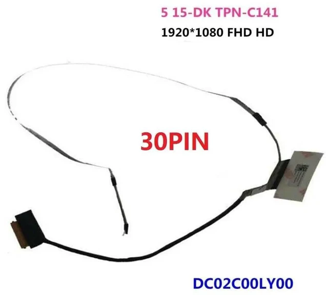 Main image of FHD EDP HD LCD LVDS Screen Display Video Cable 30PIN for HP 15-DK L56912-001 15-DK0068WM 15-DK0096WM DC02C00LY00 TPN-C141
