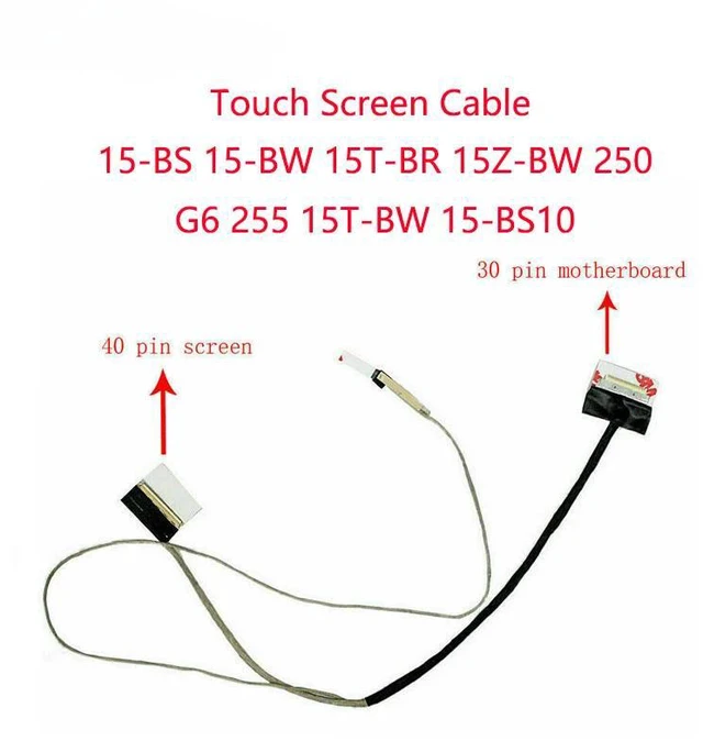 Main image of Replacement Laptop Touch Screen Cable for HP 15-BS 15-BW 15T-BR 15Z-BW 250 G6 255 15T-BW 15-BS10 DC02002Y000