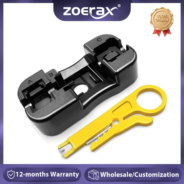 Main image of Punch Down Stand and Small Plastic Punchdown Tool with Stripper Wiring Tool Module Holder Network Tool