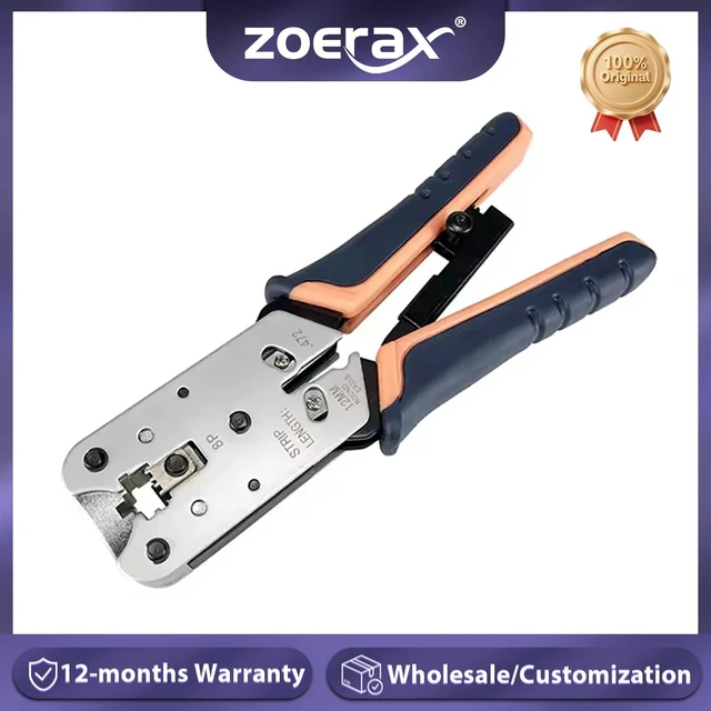 Main image of Network Crimping Tool Modular Crimper Networking Wire Tool Kit Cut and Strip Networking Cables Only for 8P RJ45