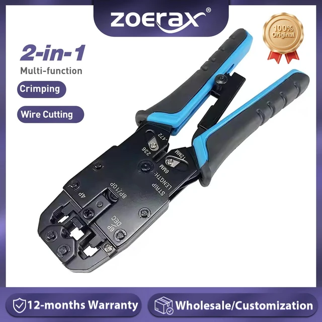 Main image of RJ11 / RJ12 / RJ45 / RJ50 8P 10P 6P 4C Network LAN Wire Crimp Tool Connector Net Crimper Pliers