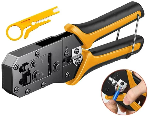 Main image of RJ45 Crimping Tool Ethernet Network LAN Cable Crimper Cutter Stripper Plier 8P RJ45 6P RJ12 RJ11 for Modular Connector
