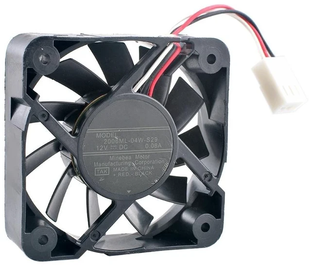 Main image of 2006ML-04W-S29 50mm 50x50x15mm DC12V 0.08A 3Pin Quiet Cooling Fan for Chassis CPU