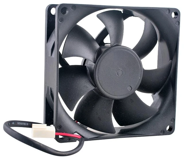 Main image of EFC-08E12D-E001 80mm 80x80x25mm High-Speed Dual Ball Cooling Fan DC12V 0.40A 4000RPM 2Pin Power Supply for Computer Hardware