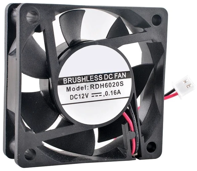 Main image of RDH6020S 60mm 60x60x20mm DC12V 0.16A 2Pin 4200RPM Axial Flow Fan Cooling Fan for Chassis Power Supply