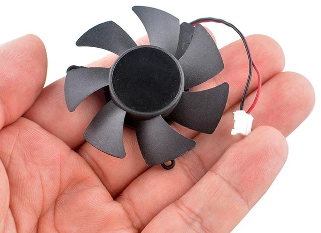 Main image of PLD05010S12L 47mm Diameter DC12V 0.10A Graphics Card Cooling Fan for GT220 GTS210 Heat Sink Aluminum with 39mm Hole Pitch