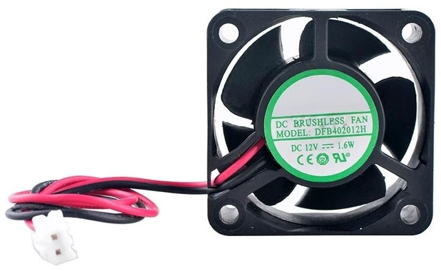 Main image of DFB402012H 40mm 40x40x20mm Axial Fan DC12V 1.6W Dual Ball Bearing 2Pin Cooling Fan for 1U Power Supply 7500RPM