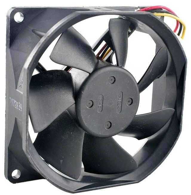 Main image of 80mm 80x80x25mm Cooling Fan DC12V 0.10A 3Pin Quiet Computer Case Fan for TH-42PV8C TH-42PZ80C TV Models