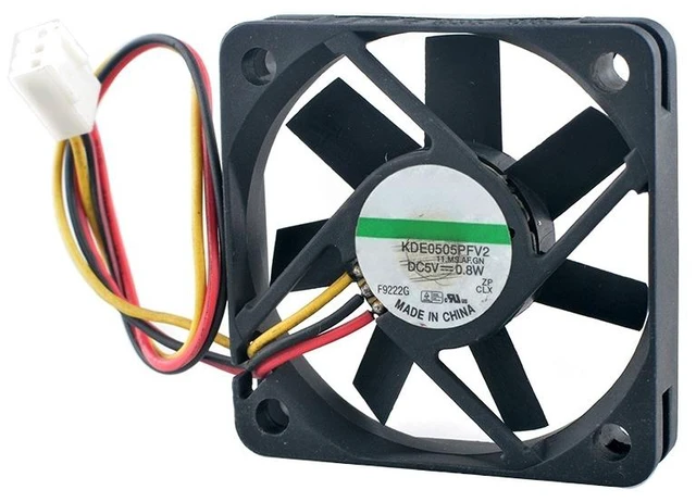 Main image of KDE0505PFV2 50mm 50x50x10mm Axial Fan DC5V 0.8W 3Pin Mini Cooling Fan for Switch Power Supply Computer Hardware Cooling