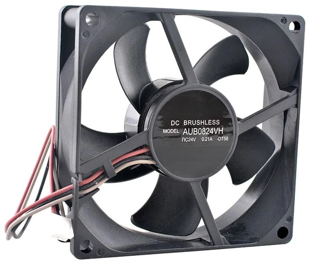 Main image of AUB0824VH 80mm 80x80x25mm DC24V 0.21A 3Pin 4200RPM Axial Flow Fan Cooling Fan for Frequency Converter
