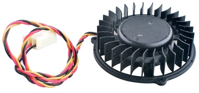 Main image of YD124515MB 48mm Centrifugal Fan 2800RPM Cooling Fan for Chassis CPU Graphics Card DC12V 0.15A 3Pin with 43x43x43mm Hole Spacing