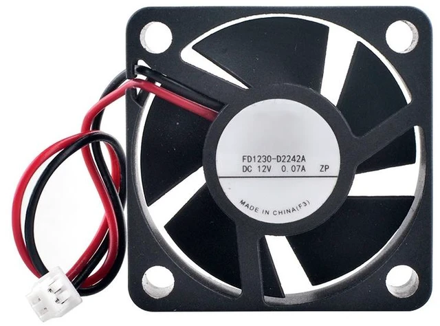 Main image of FD1230-D2242A 30mm 30x30x10mm Micro Cooling Fan DC12V 0.07A 2Pin Double Ball Bearing for Routers and Printers