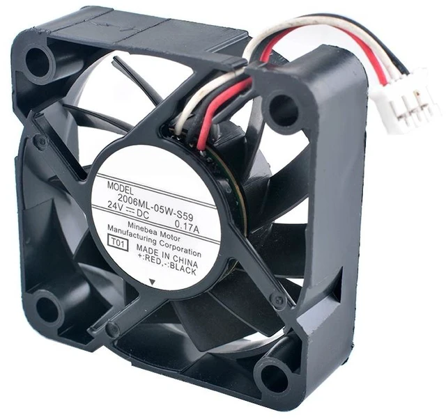 Main image of 2006ML-05W-S59 50mm 50x50x15mm DC24V 0.17A 3Pin Axial Flow Cooling Fan for Frequency Converter