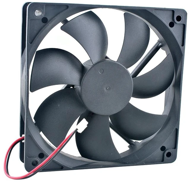 Main image of 12025 120mm 120x120x25mm DC12V 0.10A 1600RPM Cooling Fan with Hydraulic Bearings for Chassis Power Supply