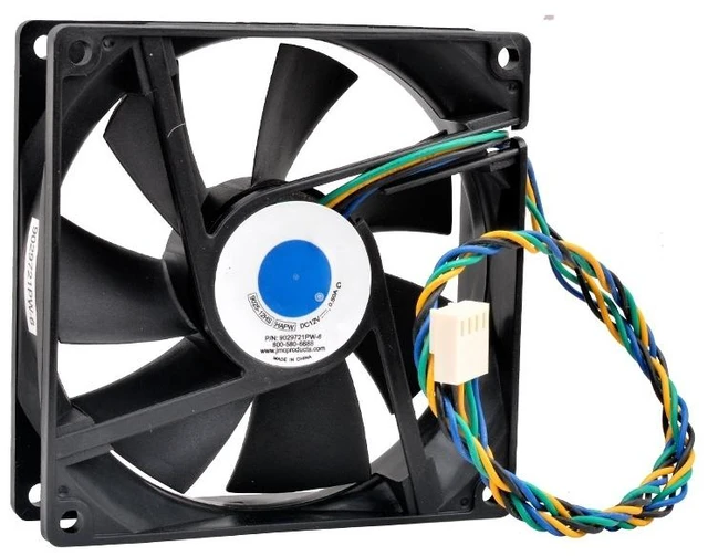 Main image of 9025-12HS 9029721PW-6 92mm 92x92x25mm DC12V 0.50A 4Pin Cooling Fan for Case CPU
