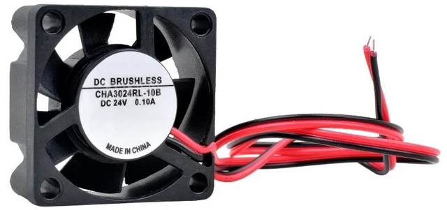 Main image of CHA3024RL-10B 30mm 30x30x10mm DC24V 0.10A 10000RPM 2Lines Micro Cooling Fan for Printer Cash Register